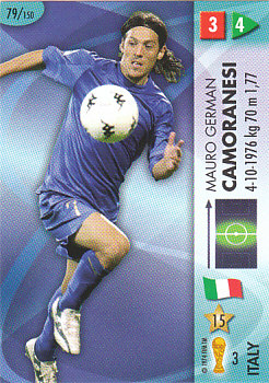 Mauro German Camoranesi Italy Panini World Cup 2006 #79